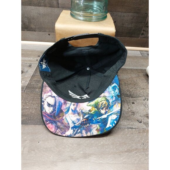 The Legend Of Zelda 2018 Nintendo Black With Logo Flatbill Snapback Hat - Picture 7 of 8